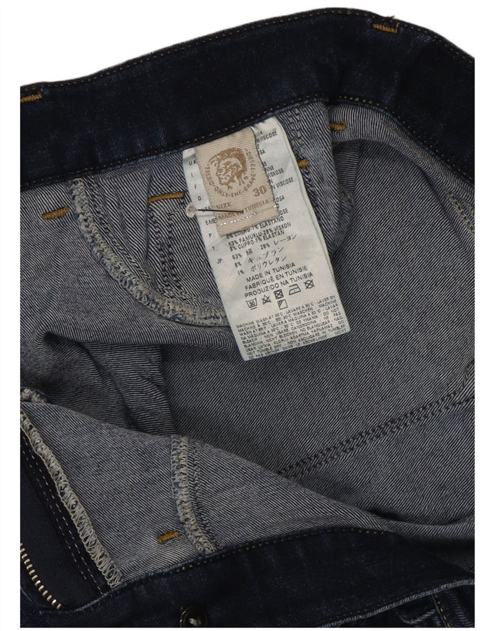 Diesel Dame Thanaz Slim Jeans W30 L27 Marineblå Bomuld