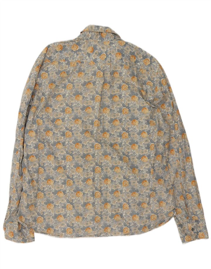 Paul Smith herreskjorte 2XL flerfarvet blomsterbomuld