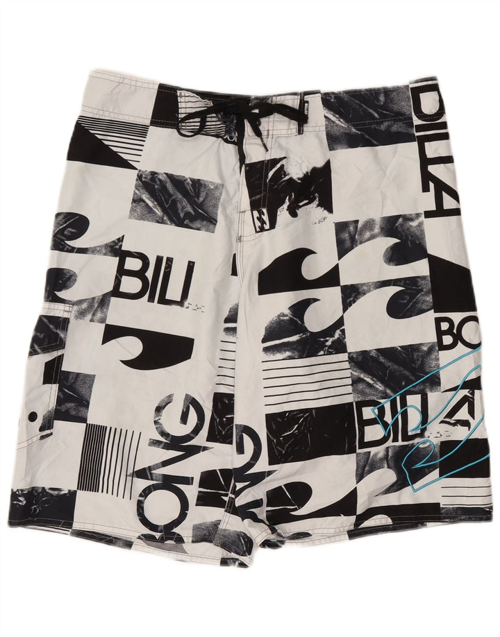 Billabong Herre grafiske svømmeshorts store sorte polyester