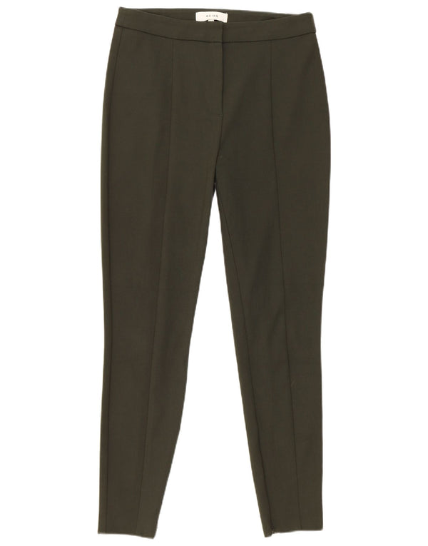 Reiss Dame Slim Casual Bukser UK 10 Small W28 L27 Khaki Bomuld