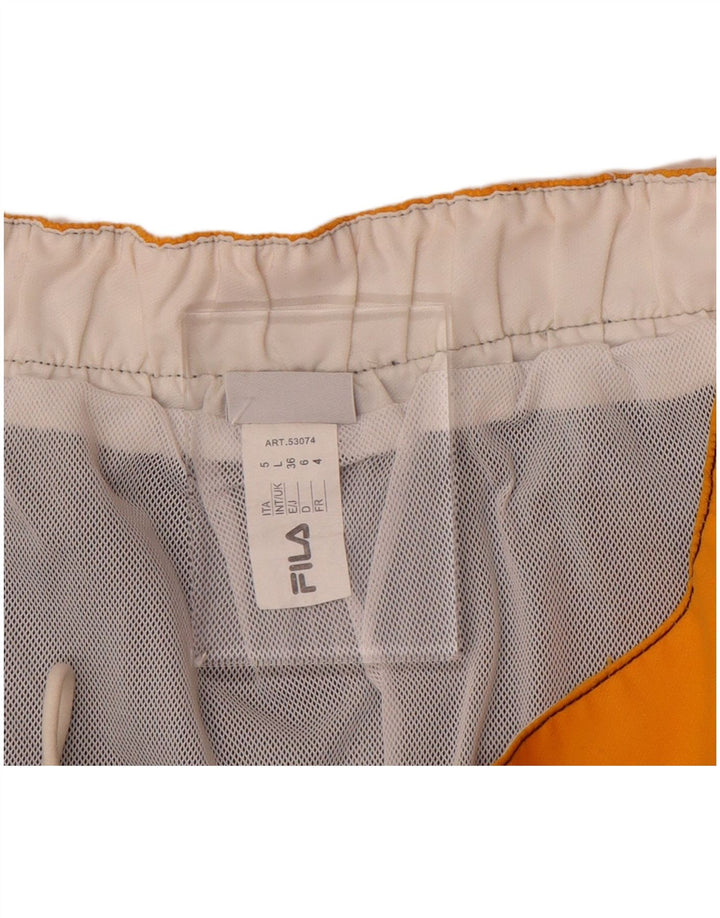 Fila Grafiske badeshorts til mænd, store grå colourblock polyester