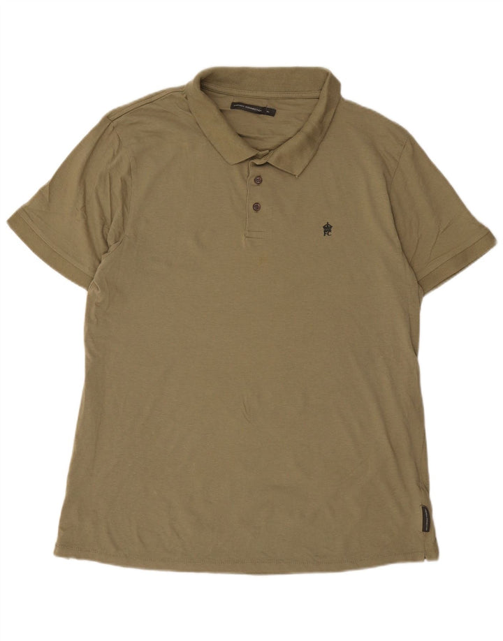 French Connection Herre poloshirt XL Khaki Bomuld