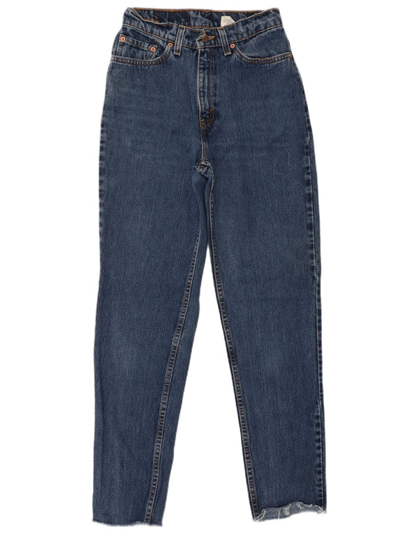 Levi's Womens 512 Højtaljede tilspidsede jeans US 7 Medium W26 L29 Blå