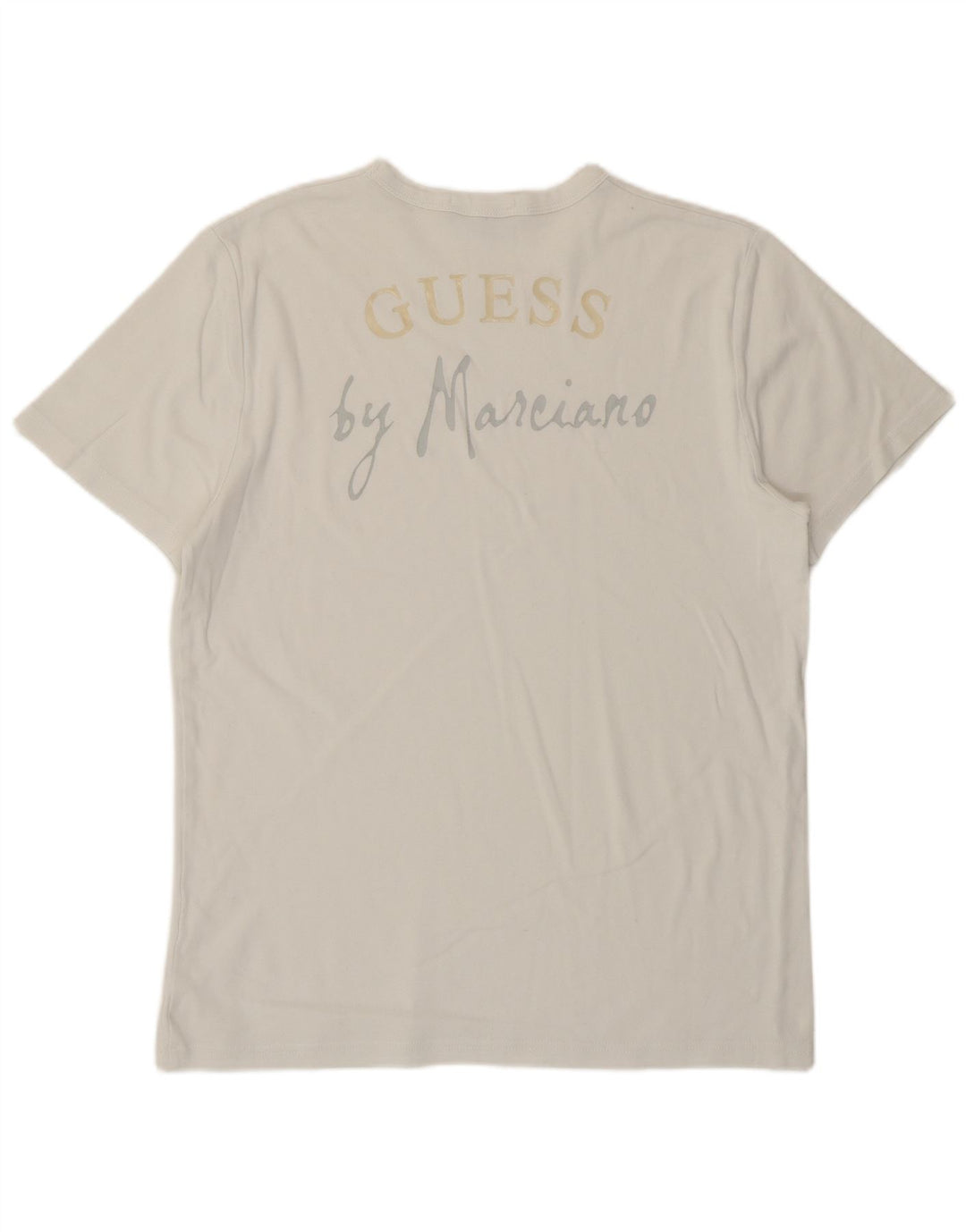 Guess By Marciano Herre grafisk T-shirt top XL Hvid