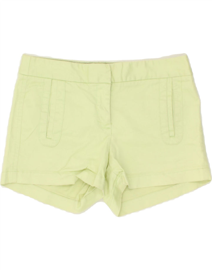 J. CREW Womens Hot Pants US 2 XS W28  Green Cotton Vintage J. Crew and Second-Hand J. Crew from Messina Hembry 