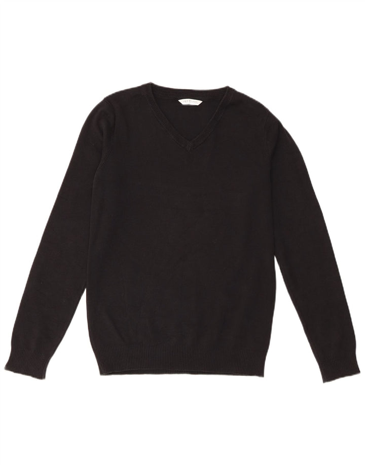 Marks & Spencer Boys V-hals sweater 13-14 år sort bomuld