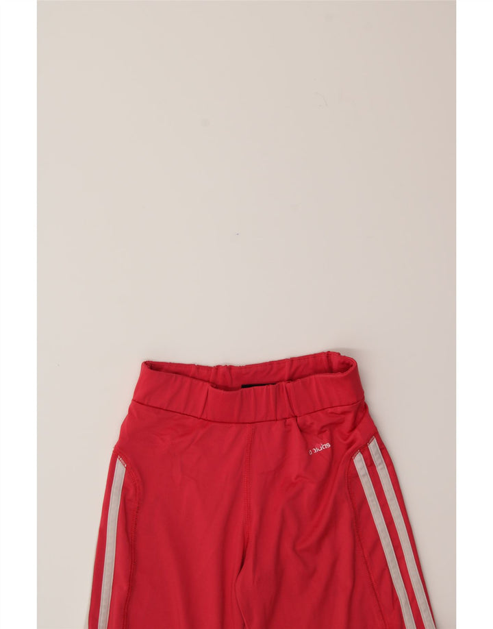 ADIDAS Girls Climalite Tracksuit Trousers 7-8 Years Small  Pink Polyester Vintage Adidas and Second-Hand Adidas from Messina Hembry 