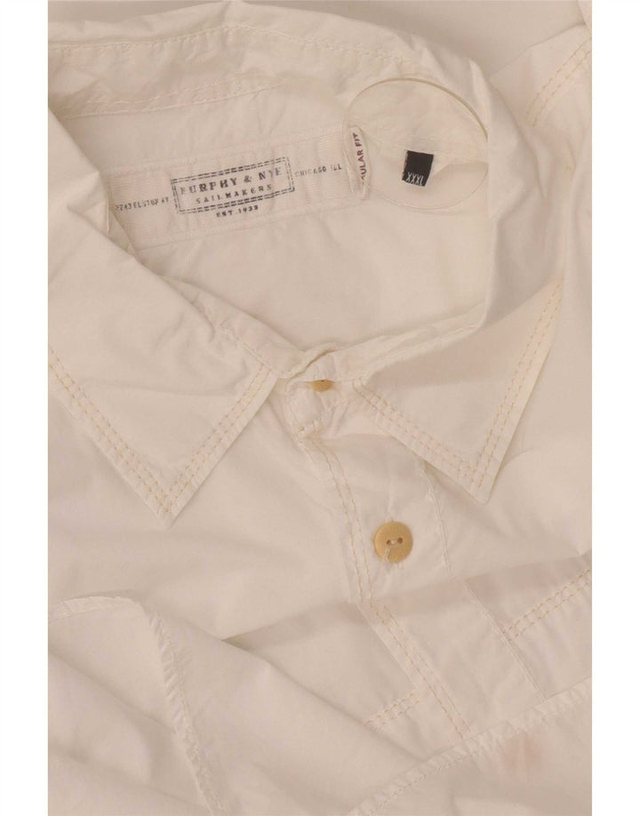 Murphy & Nye Herreskjorte 3XL Hvid