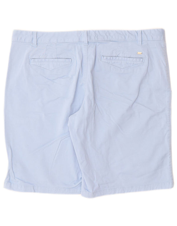 Tommy Hilfiger Chino Shorts til kvinder US 12 Large W34 Blue Cotton