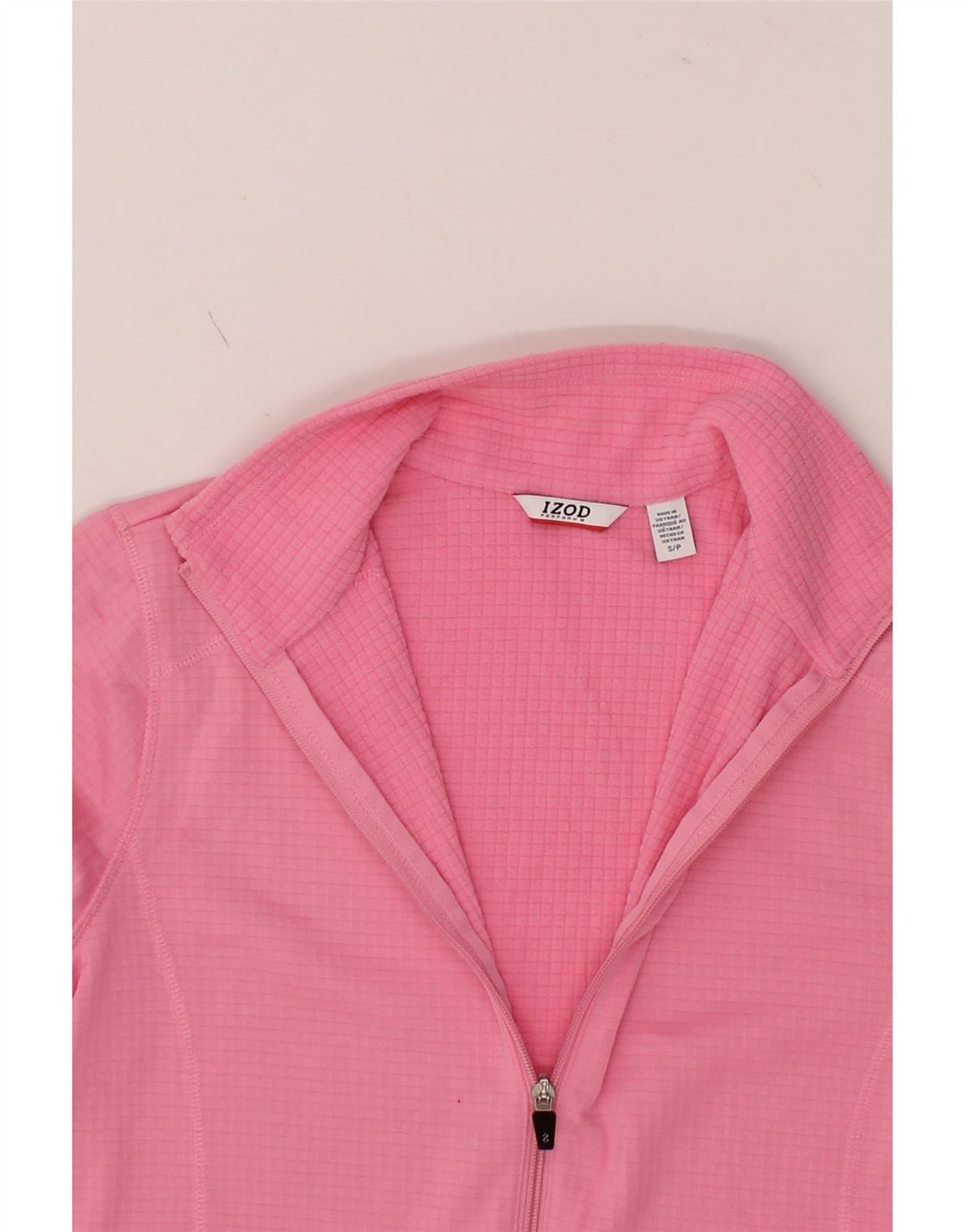 IZOD Womens Tracksuit Top Jacket UK 10 Small Pink Vintage Izod and Second-Hand Izod from Messina Hembry 