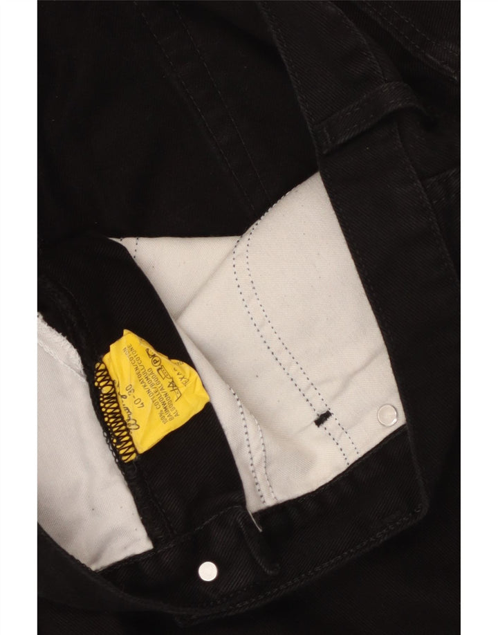 WRANGLER Herre Texas Straight Jeans W40 L30 Sort Bomuld