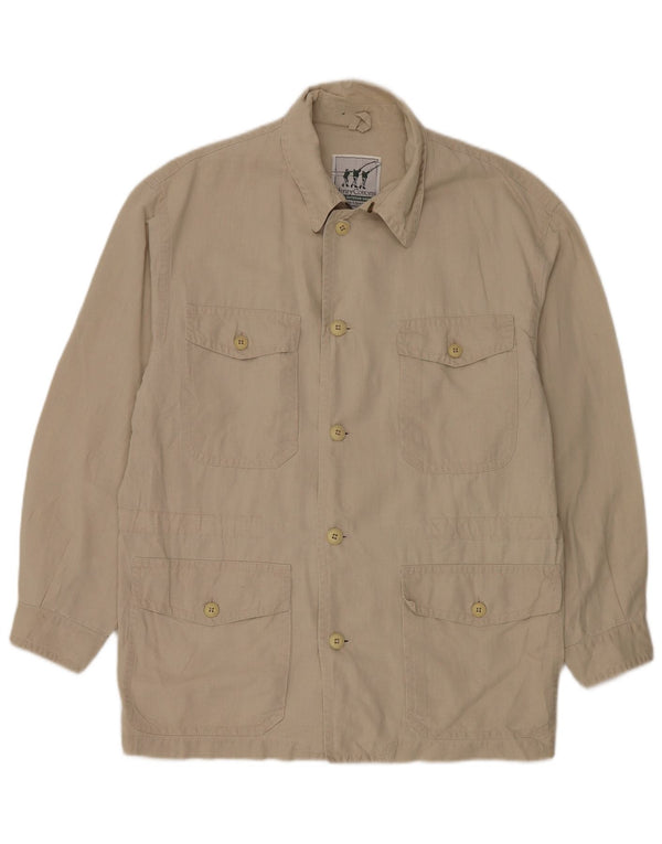 Henry Cottons Herre Utility Jacket UK 46 3XL Beige