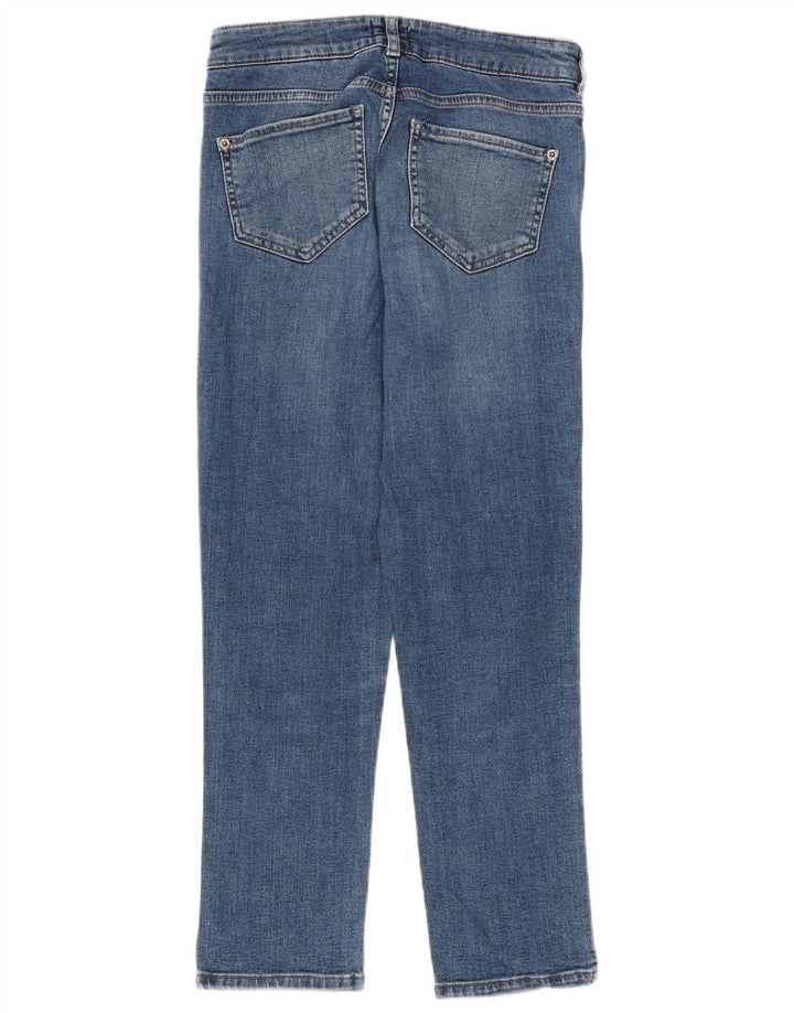 White Stuff Dame Straight Cropped Jeans EU 36 Small W26 L24 Blue Cotton
