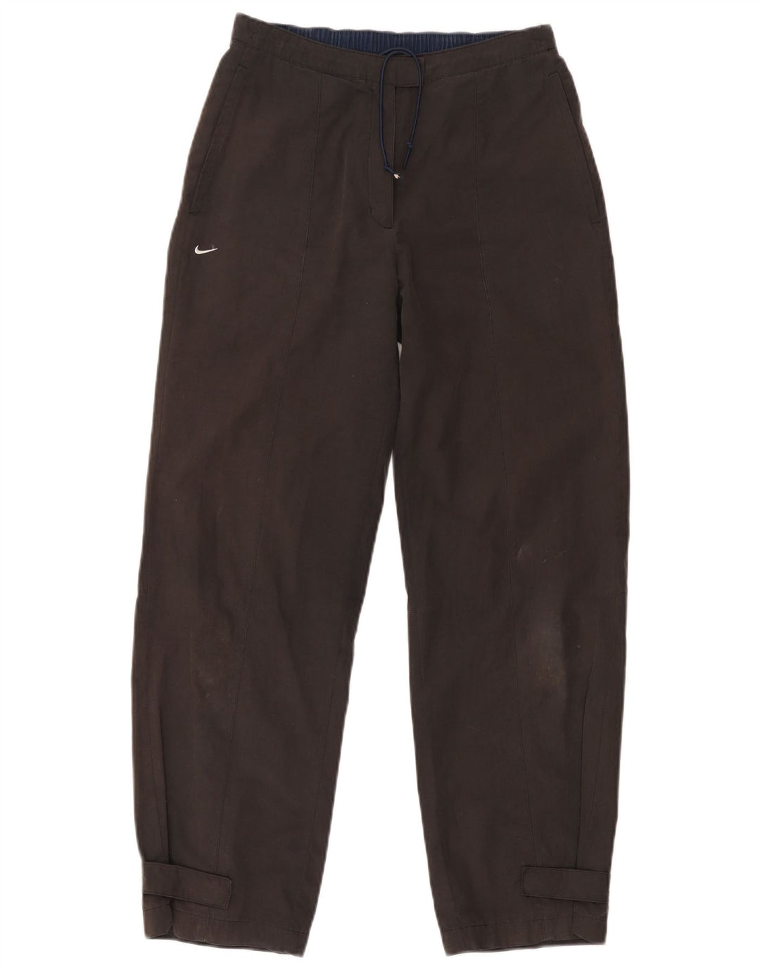 Nike lige fritidsbukser til kvinder US 4/6 Small W30 L29 Grå polyester