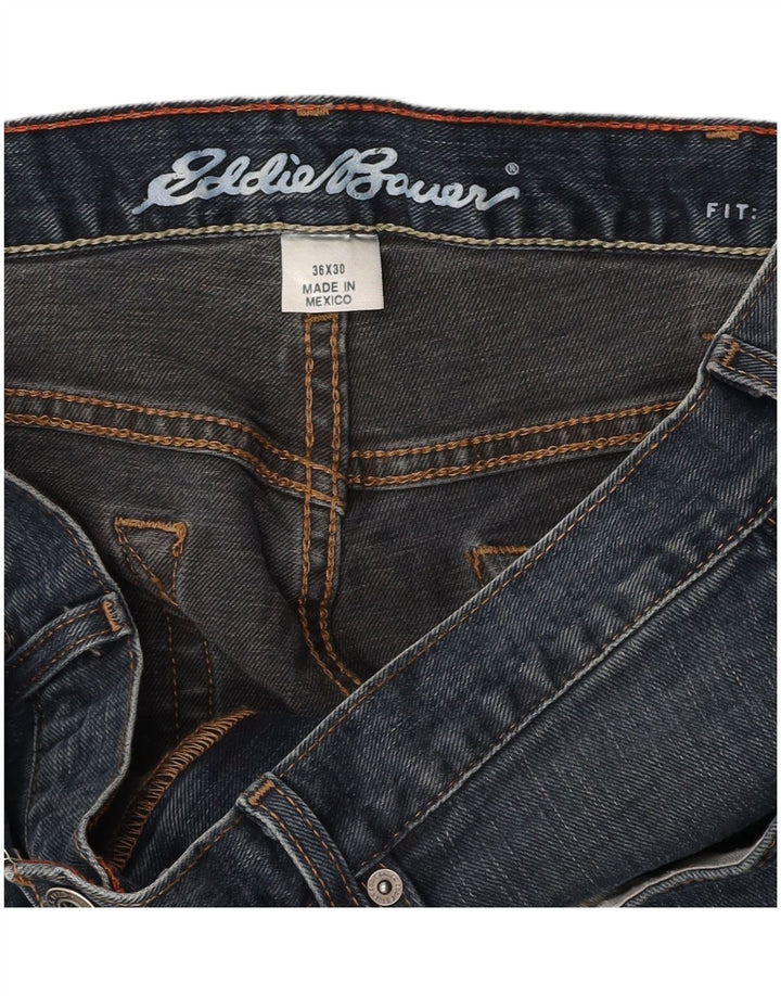 EDDIE BAUER Straight jeans til mænd W36 L30 Blå