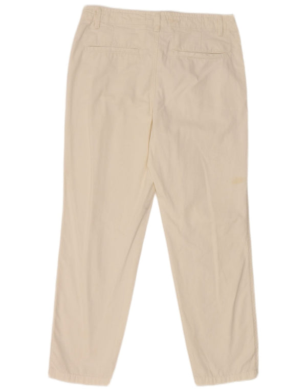 Zara Lige Chinobukser til kvinder EU 38 Small W28 L26 Hvid