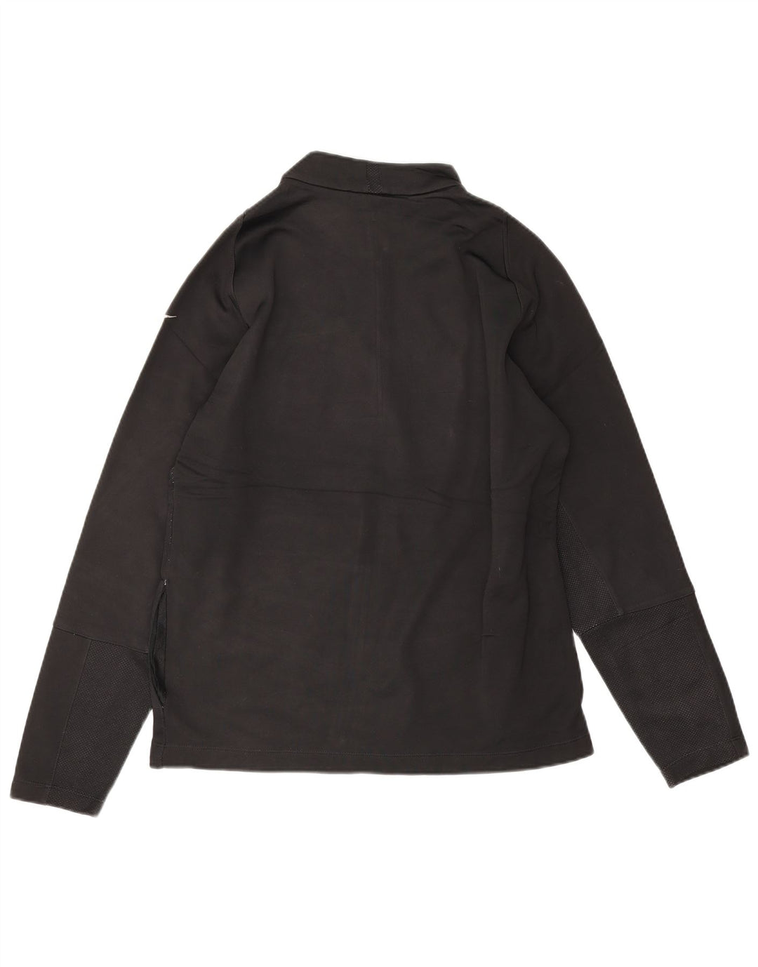 NIKE Therma-Fit Sweatshirt med lynlås til mænd mellem sort polyester