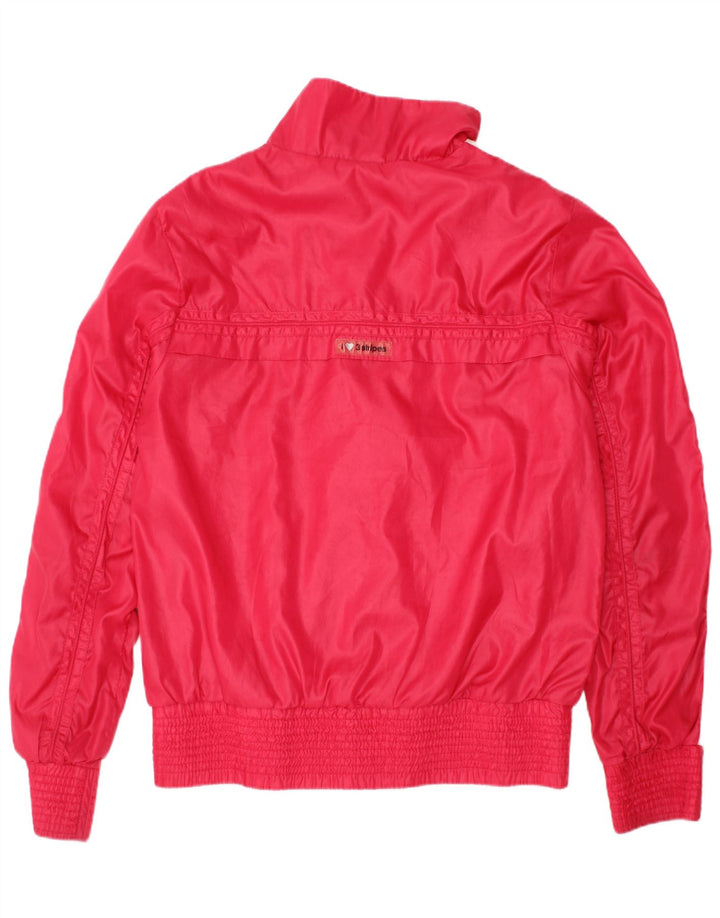 ADIDAS Girls Three Stripes Tracksuit Topjakke 9-10 år Pink Polyester