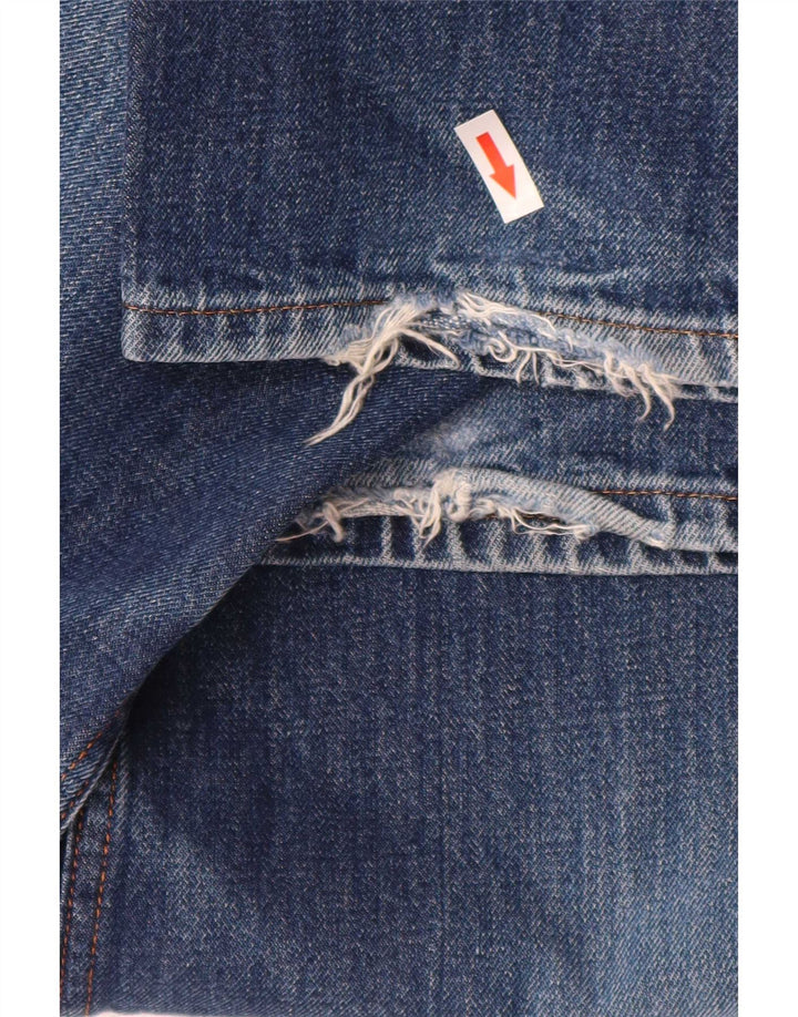 Hugo Boss Straight Jeans til mænd W36 L28 Blå bomuld