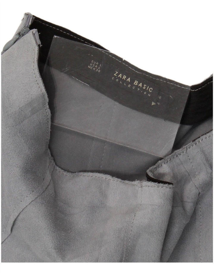 Zara Dame Ruskind Nederdel Large W30 Blå