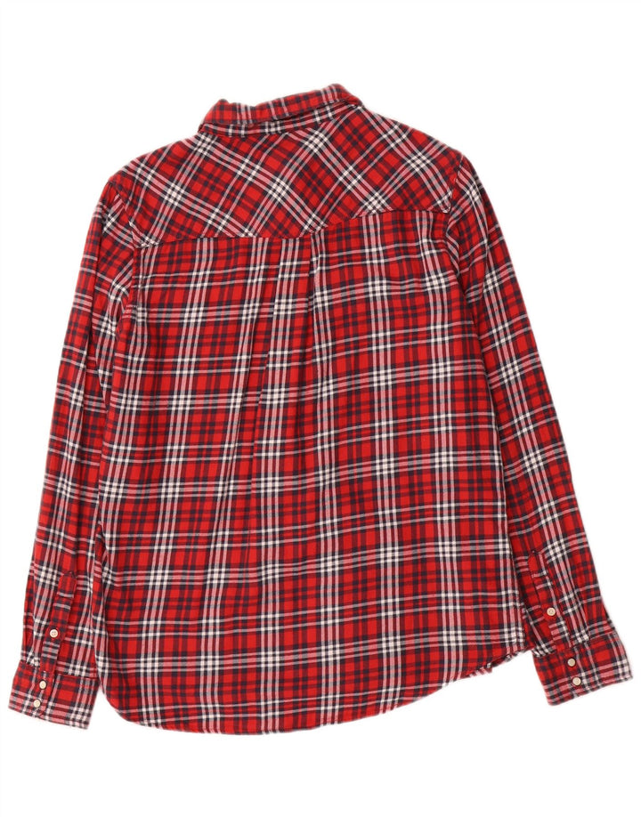 Lee Dame Flannel Shirt UK 16 Large Red Check