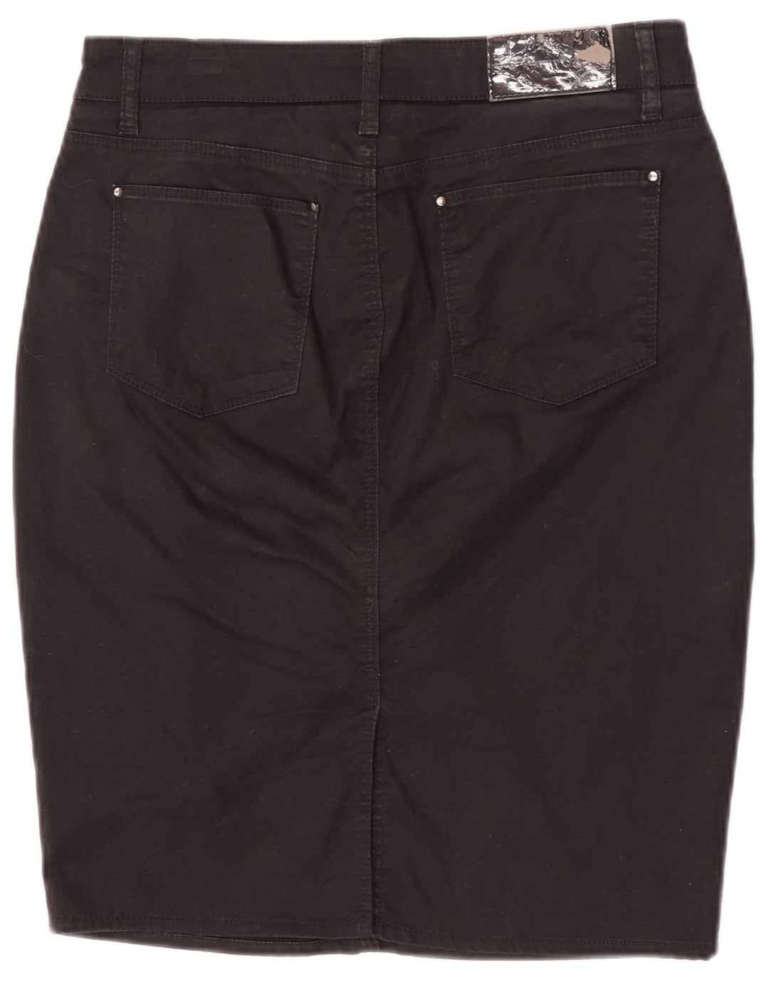 Zara Pencil Nederdel til kvinder EU 40 Medium W30 Sort Bomuld