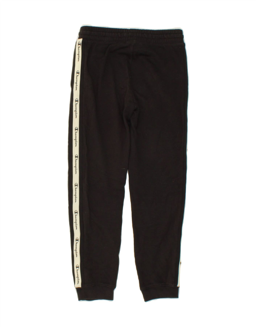 CHAMPION Boys Graphic Tracksuit Trousers Joggers 9-10 Years Medium Black Vintage Champion and Second-Hand Champion from Messina Hembry 
