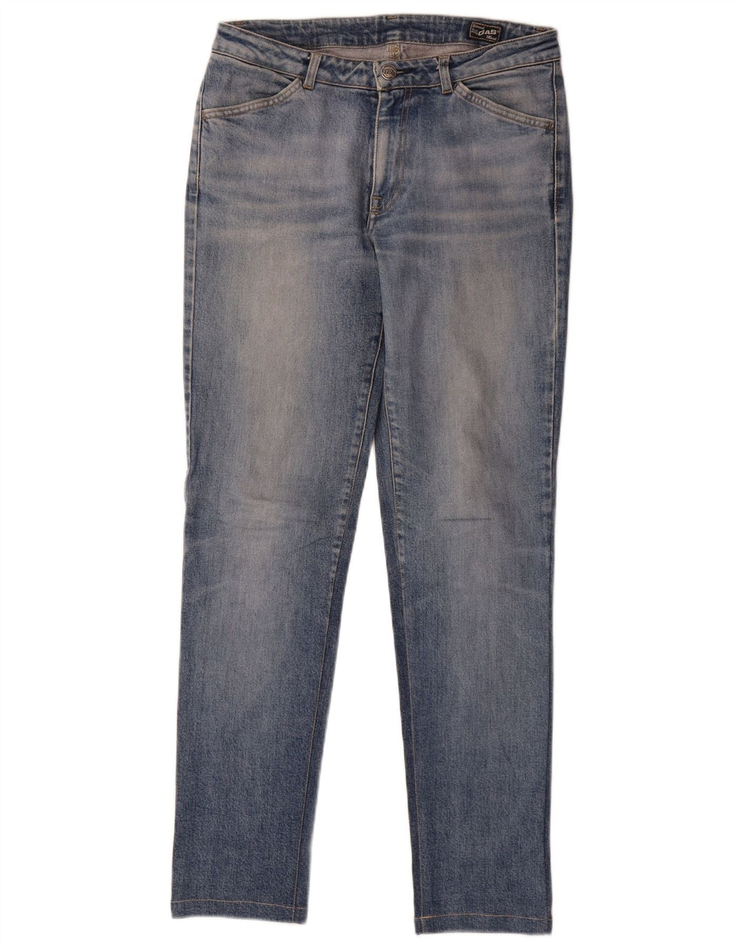 Gas Dame Slim Jeans W30 L30 Blå Bomuld