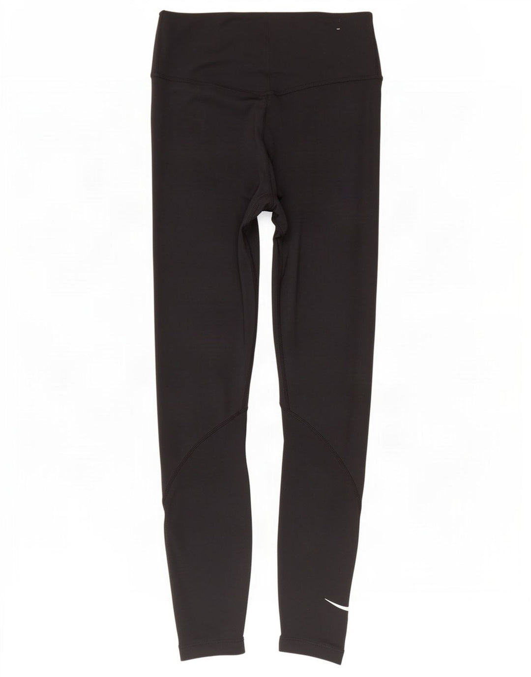 Nike Dame Dri Fit Leggings UK 8 Small Black Polyester