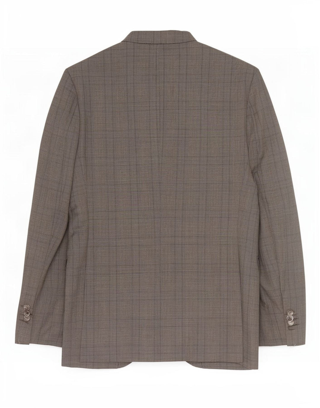 Massimo Dutti Herre 2-knaps blazerjakke EU 46 Small Grey Houndstooth Wool