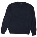 J. Crew Herre V-hals sweater Stor marineblå akryl