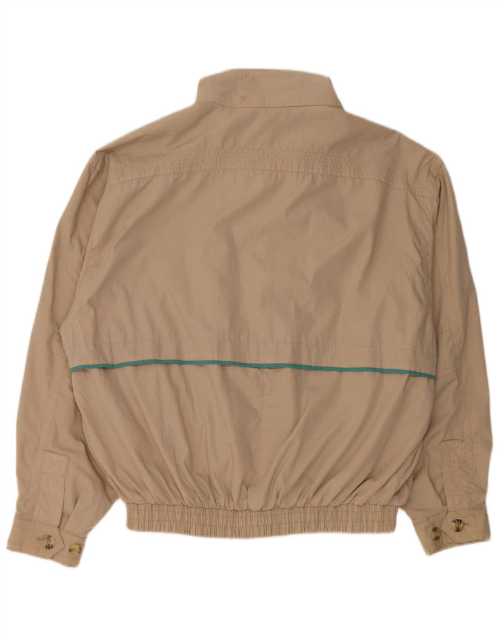 Vintage bomberjakke til mænd IT 52 XL Beige Polyester