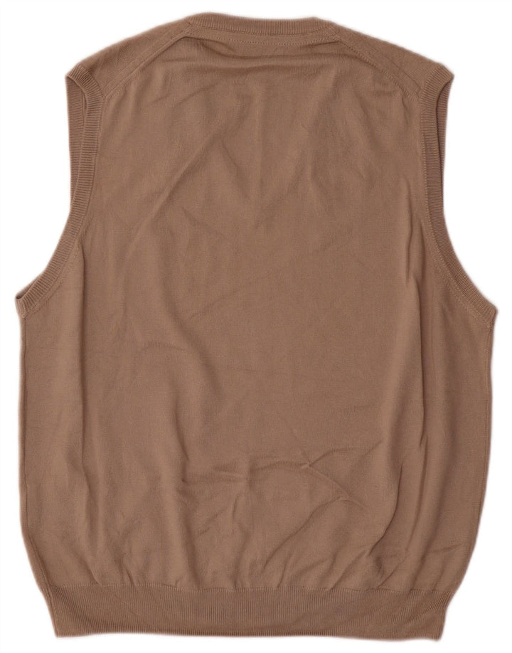 Henry Cottons Herrevest Tank Top Stor Beige Bomuld