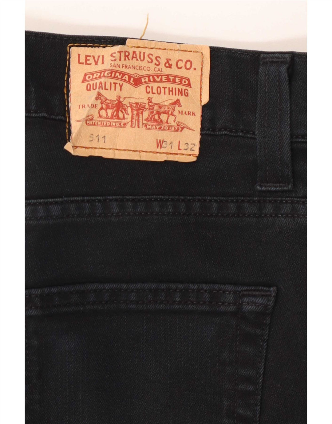 Levi's Herre 511 Slim Jeans W31 L29 Sort