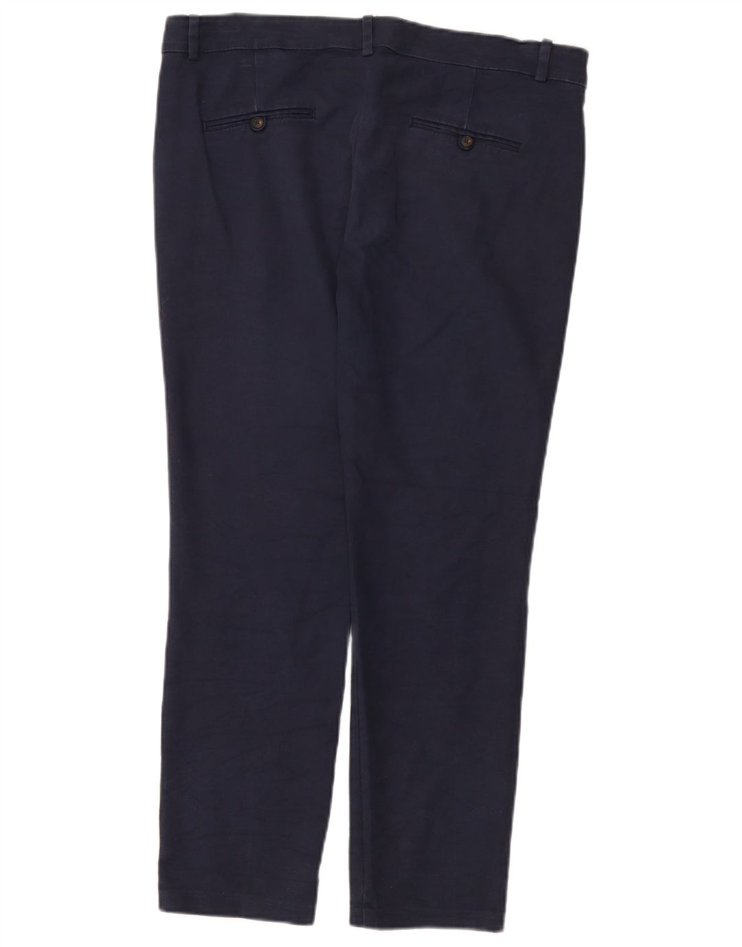 Zara Dame Slim Chino Bukser EU 40 Medium W30 L26 Marineblå