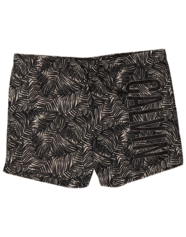 Calvin Klein Herre grafiske badeshorts XL sorte blomster