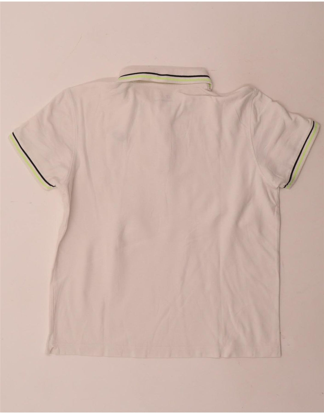 Lotto Herre Polo Shirt Medium Hvid Stribet