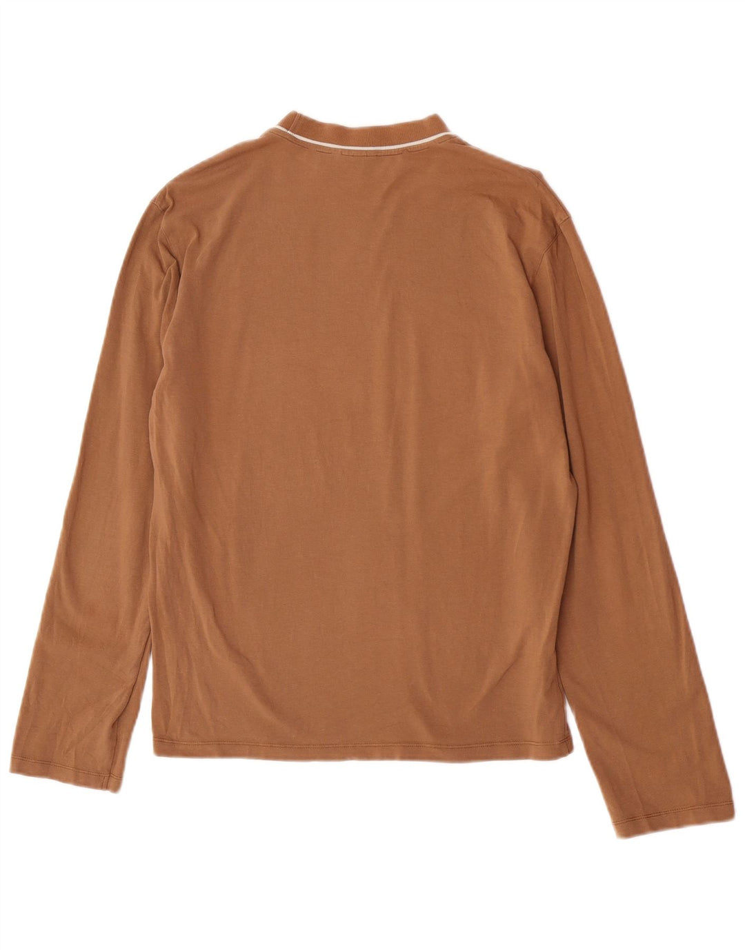 Trussardi Jeans Herre grafisk top Langærmet medium brun bomuld