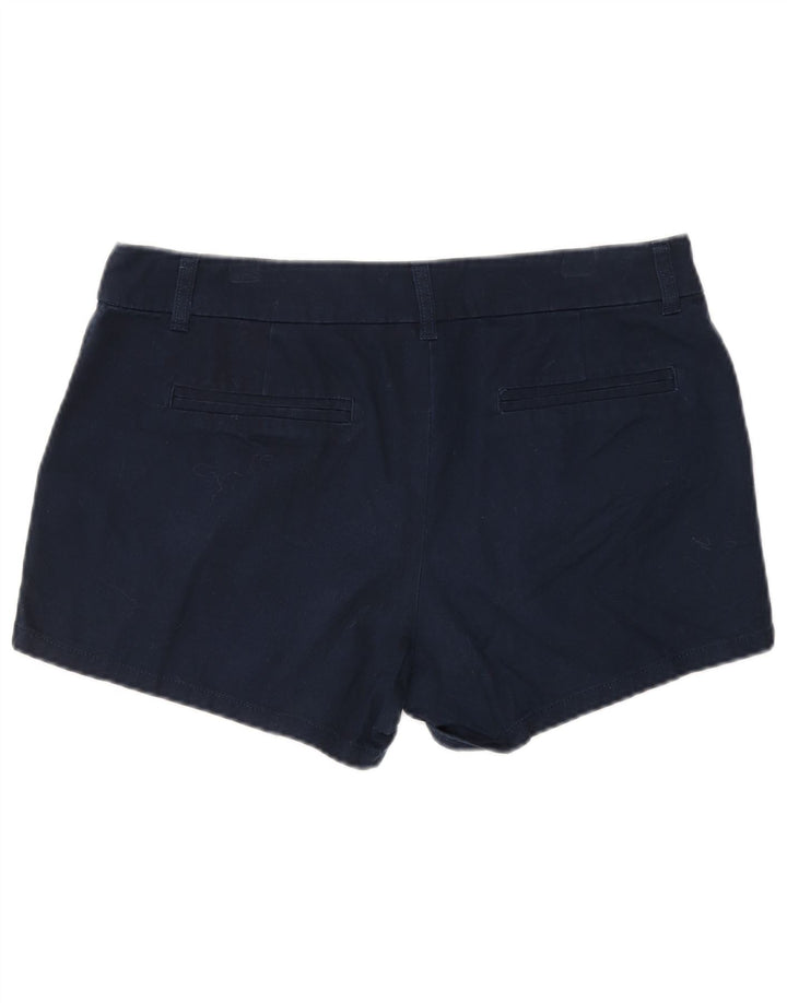 J. CREW Chino Shorts til kvinder US 6 Medium W30 Marineblå Bomuld