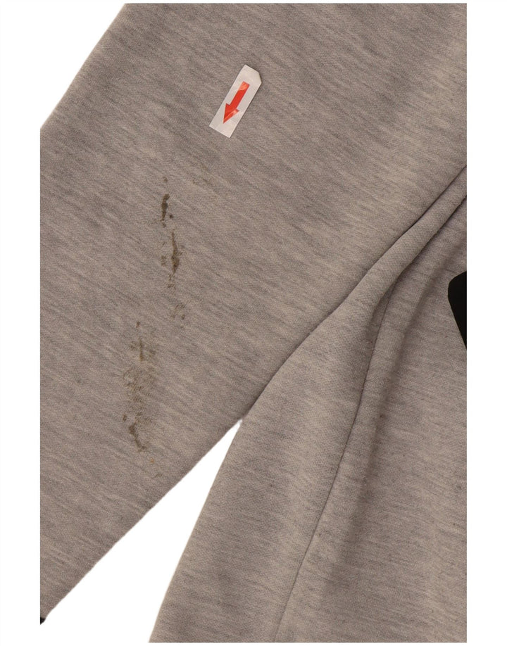 Jack & Jones Hættetrøje med lynlås til mænd mellemgrå polyester