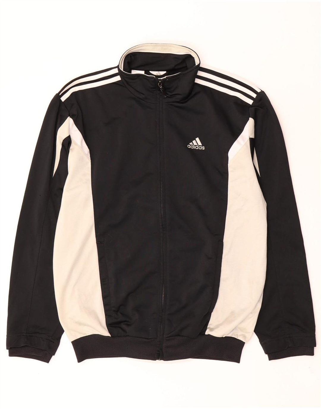 Adidas Træningsdragt til mænd Topjakke UK 38/40 Medium Sort Colourblock