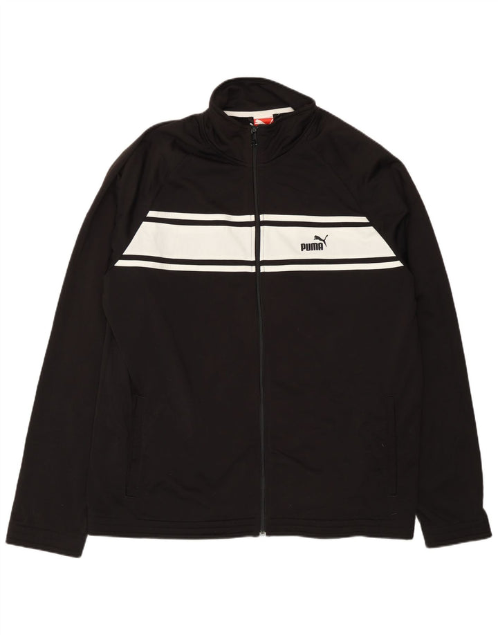 Puma Træningsdragt Topjakke til mænd 2XL Sort Colourblock Polyester