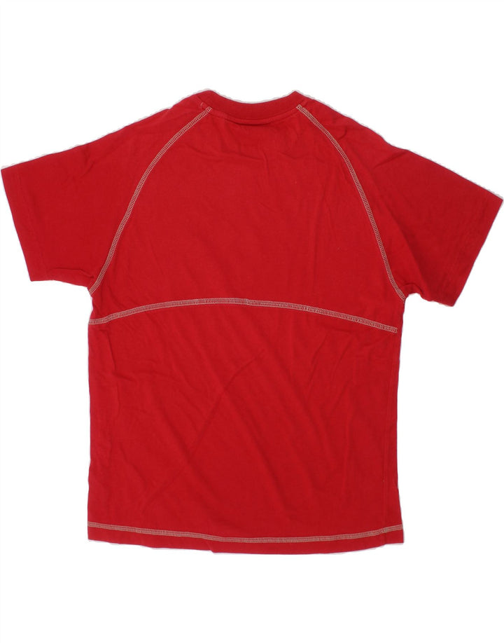 LOTTO Boys Graphic T-Shirt Top 11-12 Years Medium Red Cotton Vintage Lotto and Second-Hand Lotto from Messina Hembry 