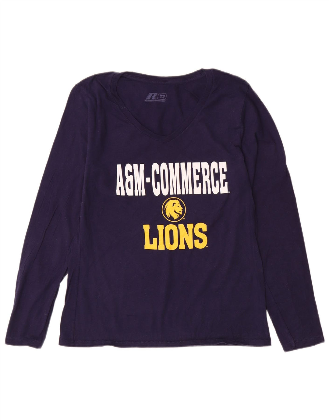 Russell Athletic Boys Grafisk Top Langærmet 8-9 år Medium Navy Blue