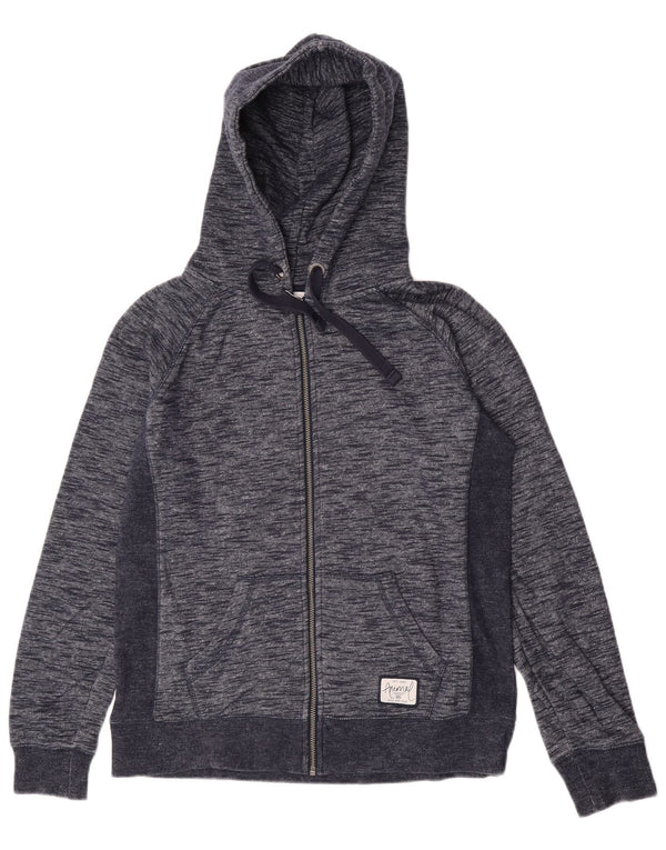 Animal Dame Hættetrøje Sweater UK 12 Medium Navy Blue Flecked Bomuld