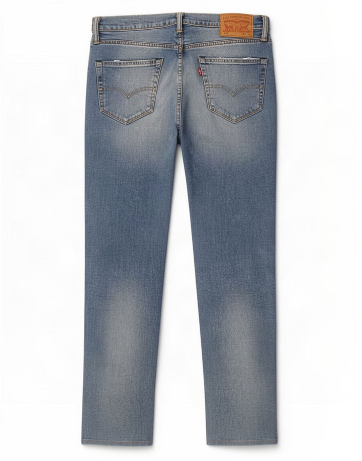 Levi's Herre 511 Slim Jeans W34 L36 Blå Bomuld