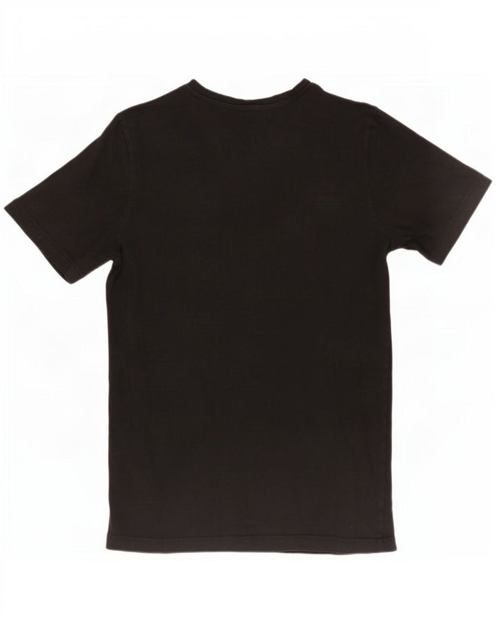 Puma Herre Grafisk T-Shirt Top Medium Sort Bomuld