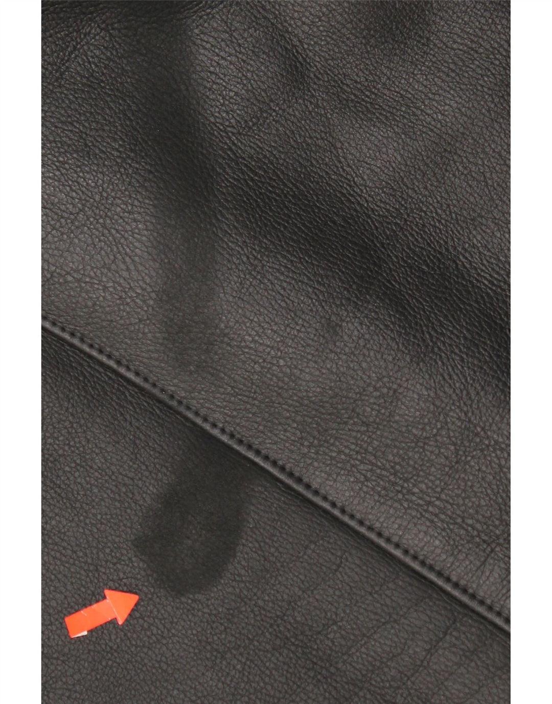 Bugatti Herre Shearling Overfrakke EU 56 3XL Sort Læder