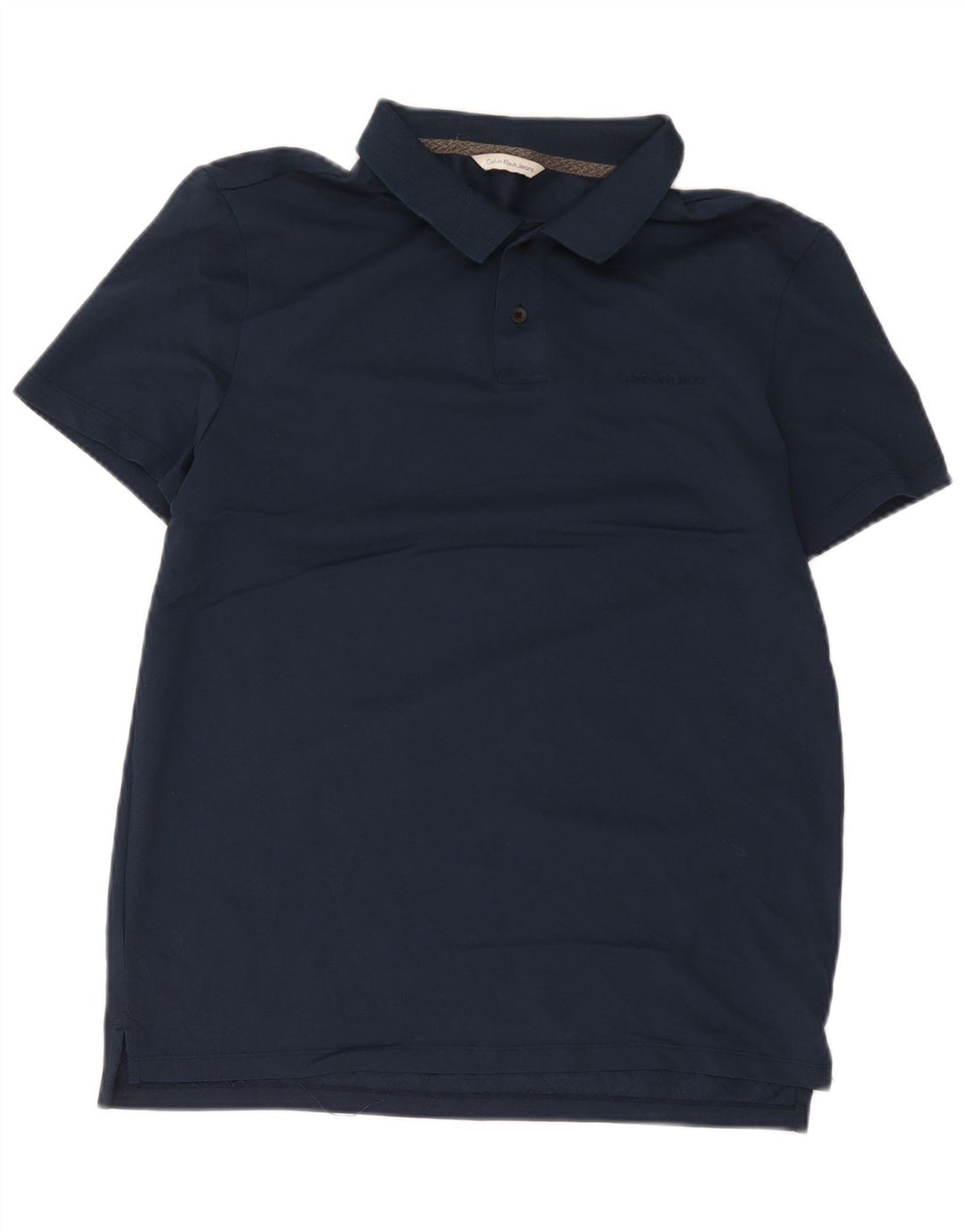 Calvin Klein Jeans Poloskjorte til mænd Medium Navyblå Bomuld