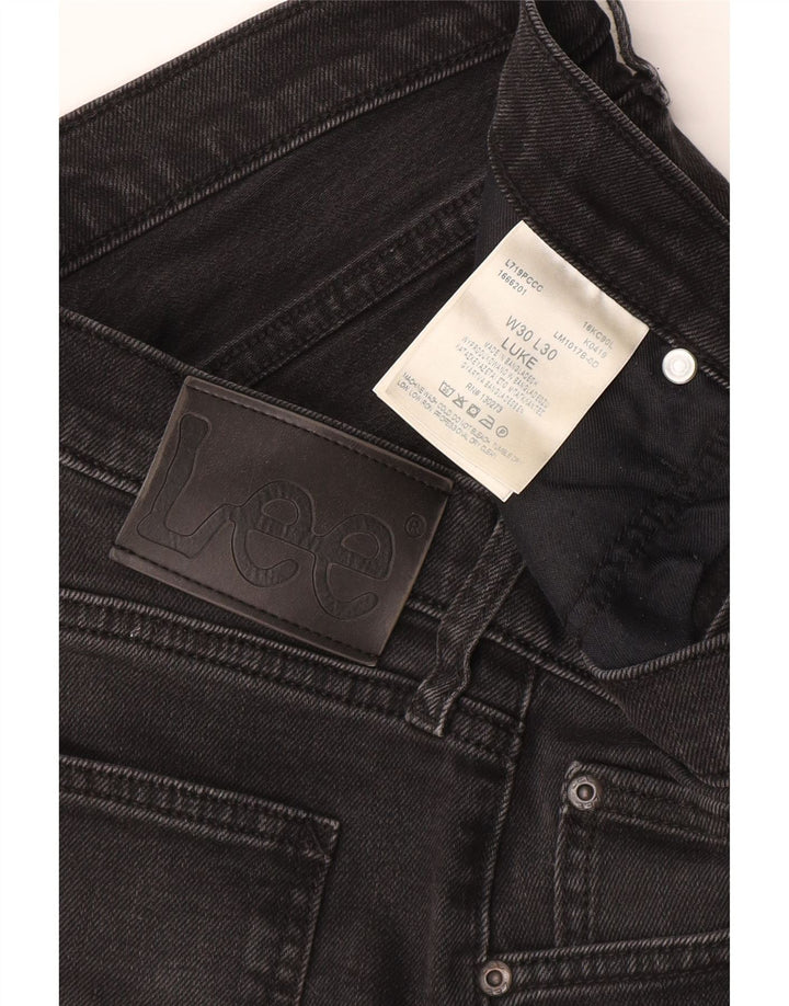 Lee Dame Luke Slim Tapered Jeans W30 L30 Grå Bomuld